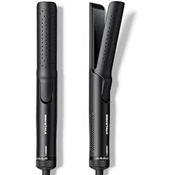Wavytalk Airflow Styler Curling Iron, Cool Curl, 360° Cool Air Lock in Style for Lasting Curls, Reduces Damage, 2 in 1 Hair Straightener and Curler, 1.25 Inch, Anti-Scald for Short Long Hair