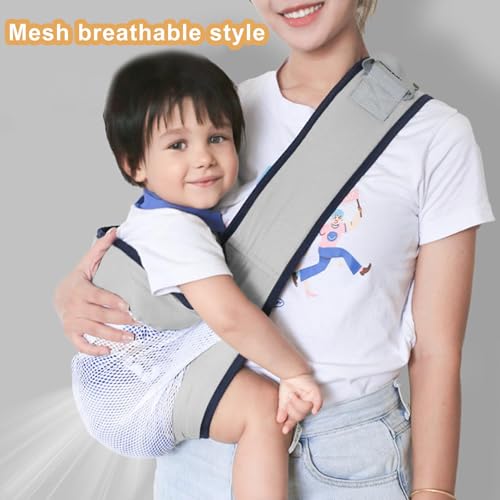Babytragetuch,Kleinkind Trage Seitlich,Babytrage Seitlich,Verstellbare Schulter Babytrage,Multifunktionale Tragegurt Baby,Babys von 0 bis 36 Monaten, Kleinkinder bis 20kg