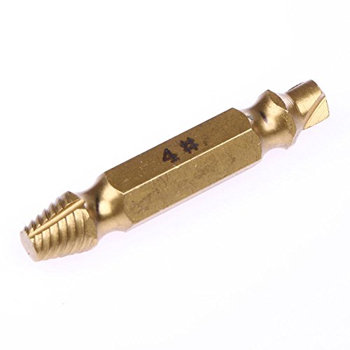 Conjunto de 4 peças de ferramentas de remoção de brocas de extrator de parafusos