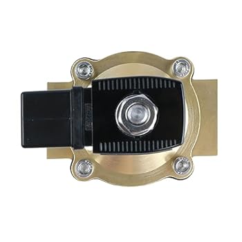 Hogedruk magneetventiel - 1/4 12V DC messing 50 bar, 300 °F Hogedruk/ – U.S. Solid