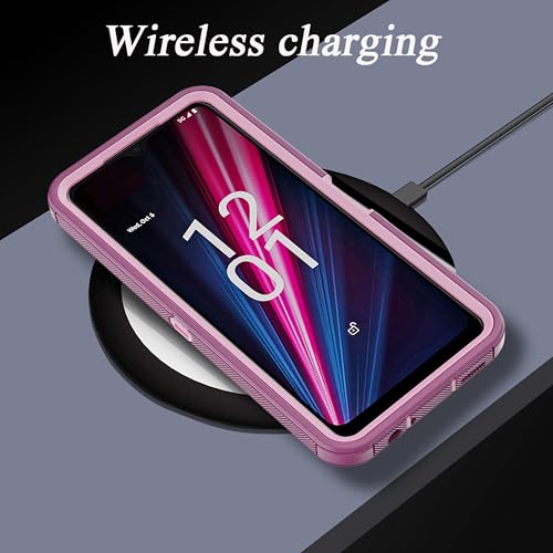 Coque Revvl 7 Pro antichoc robuste à 3 couches bordeaux - 5