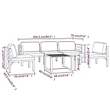 Zoom IMG-2 vidaxl set divani da giardino Zoom IMG-2 vidaxl set divani da giardino