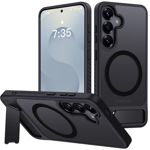 Aunote �Ή� Galaxy S25/S24 �P�[�X MagSafe�Ή� 45°�B���L�b�N�X�^���h �R�K�h? �ϏՌ� �Ή� �P�[�X �J�o�[ �������̃}�b�g�w�� �X�}�z Galaxy S25/S24 �P�[�X �u���b�N
