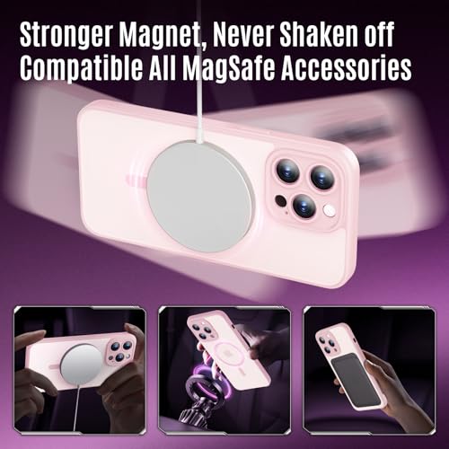 Image of Symcele Designed for iPhone 12 Pro Max Case, Compatible with MagSafe Pink