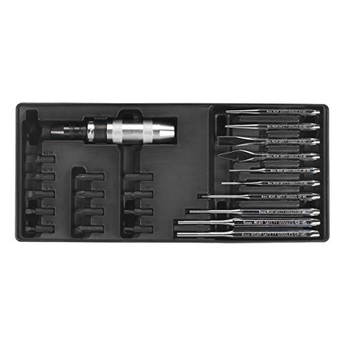 Sealey Tbt18 Tool Tray with Punch and Impact Driver Set 25Pc