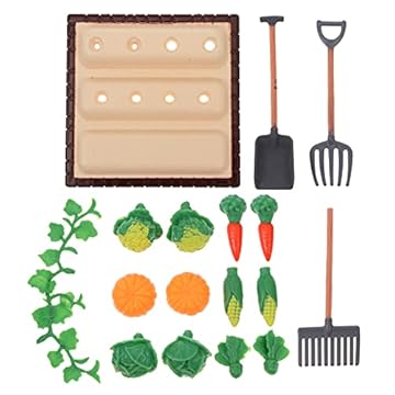 Capa do livro Generic Mini Modelos de Modelos de Paisagem Campo Vegetal Modelo Cena Mini Ferramenta da Exploração Agrícola