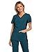 Cherokee Women's Iflex V-Neck Knit Panel Top