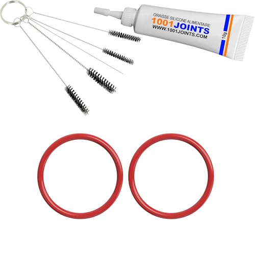 KIT 2 JOINTS ENTRETIEN DIFFUSEUR MACHINE À CAFÉ REMPLACEMENT COMPATIBLE AVEC DELONGHI EAM ESAM ECAM ETAM MAGNIFIQUE INTENSE ETC…