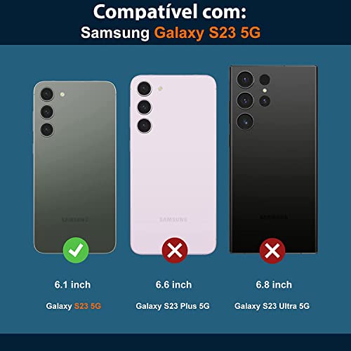 Capa Capinha Para Samsung Galaxy S23 5G 6.1 Case Transparente Com Bordas Air Anti Impacto (Transpare