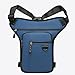 predolo Drop Leg Bag Thigh Bag Organizer Shoulder Pouch Decoration Hip Pouch Waist Fanny Pack for Running Fishing Outdoor Casual, Blue