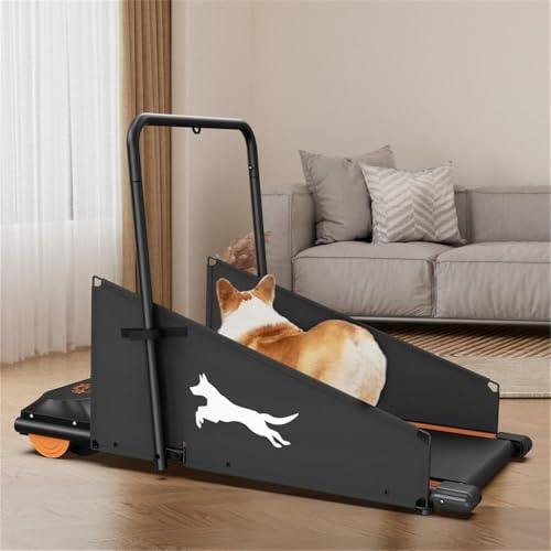Pemberly Row Small/Medium Dogs Portable Exercise Treadmill in Orange - Thumbnail 6