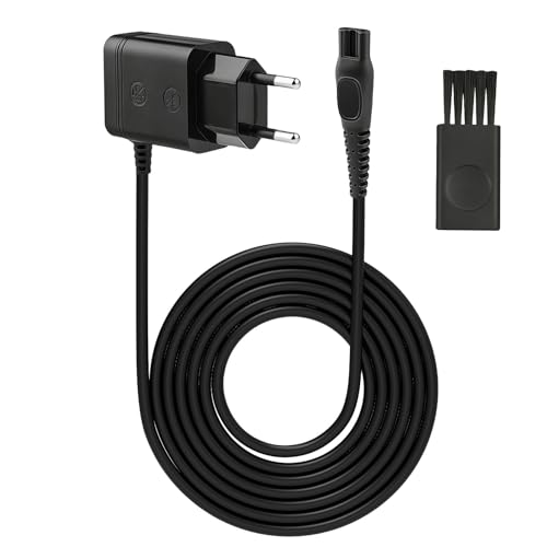 Lethra 15V Chargeur Rasoir pour Philips, Compatible avec Philips HQ8505 Serie 5000 7000 9000 Chargeur Tondeuse Barbe, Câble de Charge Rasoir Adaptateur avec...