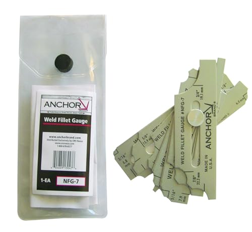 ANCHOR BRAND, 100-NFG-7, ANCHOR NFG-7 WELD FILLETGAUGE SET