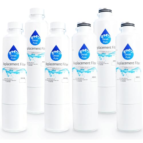 6-Pack Replacement for Samsung RS263TDBP Refrigerator Water Filter - Compatible with Samsung DA29-00020B, DA29-00020A, HAF-CIN Fridge Water Filter Cartridge