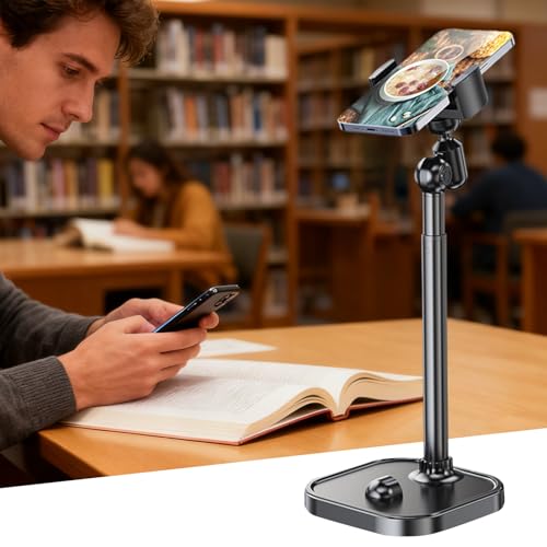 Support de téléphone bureau réglable et pliable pour smartphone - 4