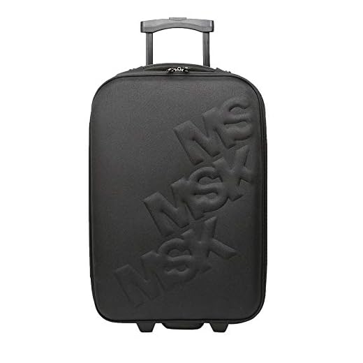 Misako - Maleta PACA Pequeña 20 X 34 X 55-36L - 2,5KG Negro | Maleta de Mano Ryanair | Maleta de Cabina Rígida