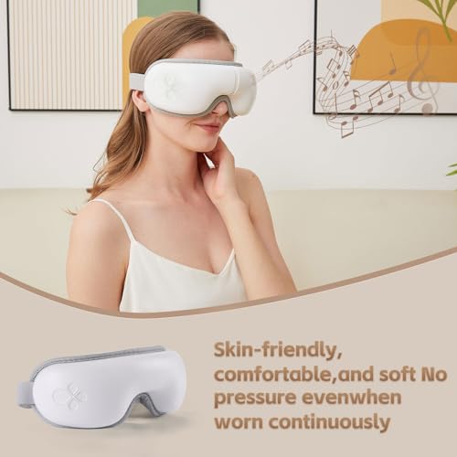 LAOBEN Eye Massager with Heat, Fathers Day Birthday Gifts for Men Women Her Him,Handheld Massager with Light-Blocking Design, Reduce Strain — view 6