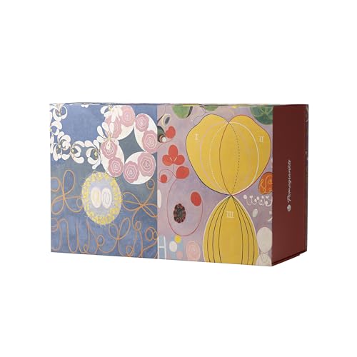 Pomegranate 120-Piece Hilma af Klint Jigsaw Puzzle for Adults & Families, Double-Sided Mini Set of 4, Matte Finish, Snug Fit