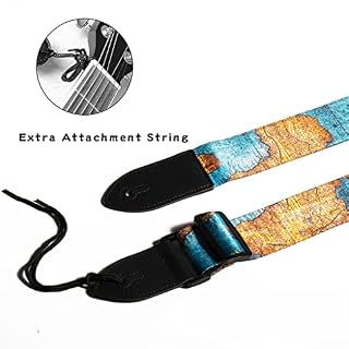 LIUZH Couleur Messenger Sangle de Guitare Bandoulière Personnalité Homme et Femme Pick Strap Buckle - Les Beatles, Paul McCartney, John Lennon, RIngo Starr, George Harrison LIUZH Couleur Messenger Sangle de Guitare Bandoulière Personnalité Homme et Femme Pick Strap Buckle – Image 4
