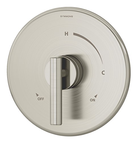 Symmons 3500-CYL-B-STN-TRM Dia Shower Valve Trim in Satin Nickel (Valve Not Included)