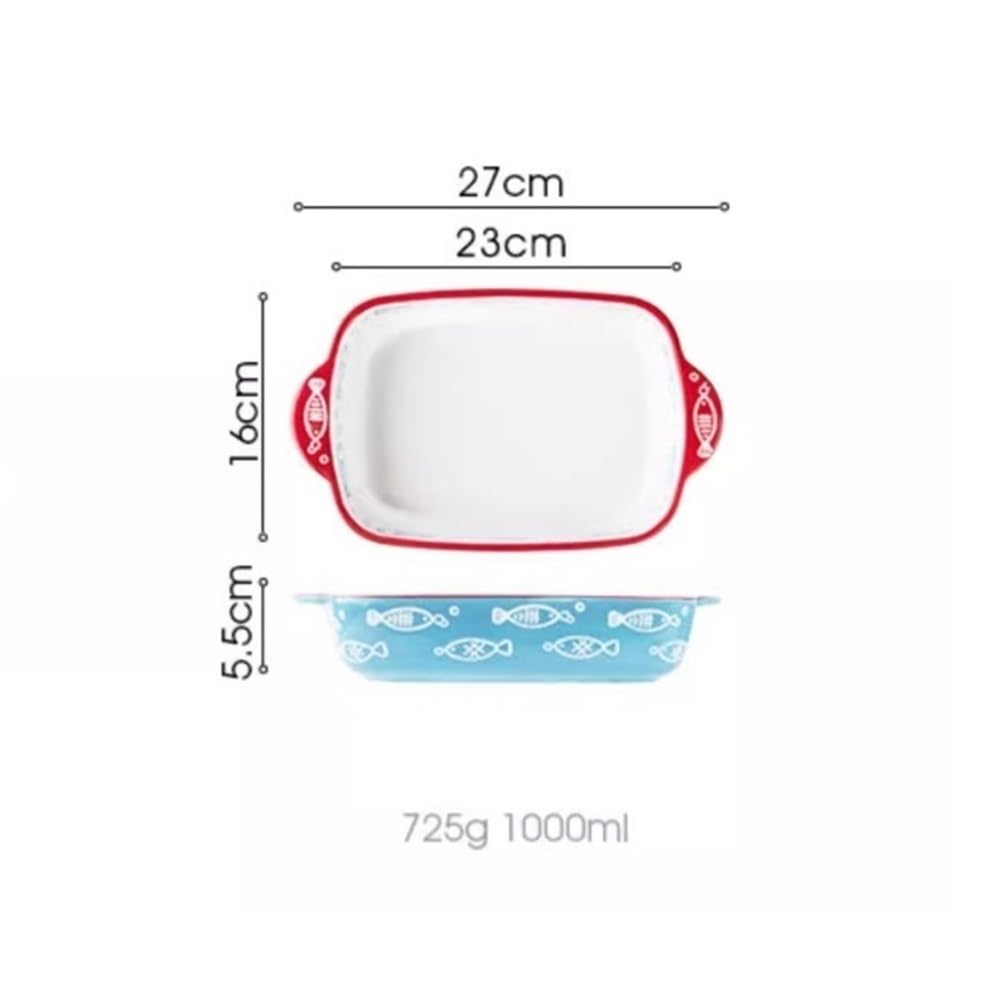 Backformen für Lasagne und gegrillte Nudeln, flache Böden und Keramik-Backformen für Küchen, Kuchen, Abendessen und Bankette, ideal für alle Kochbedürfnisse