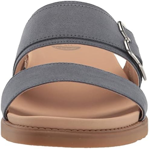 Dr. Scholl's Shoes Womens Alyssa Slide Sandal Oxide Blue Microfiber 11 M | Image 1