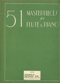 Sheet music 51 Masterpieces for Flute & Piano Book