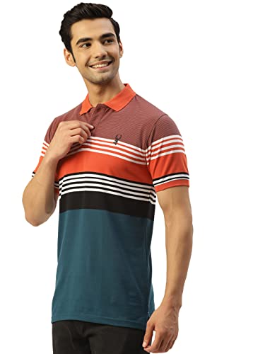 Image of CHKOKKO Men's Cotton Regular Fit Half Sleeves Polo T-Shirt