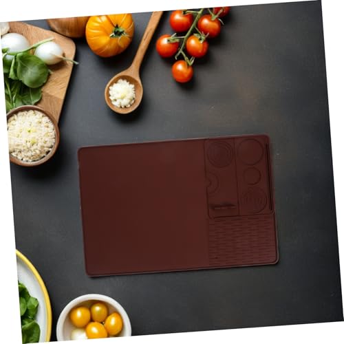 Silicona antideslizante de café con bandeja desmontable para tamper 8