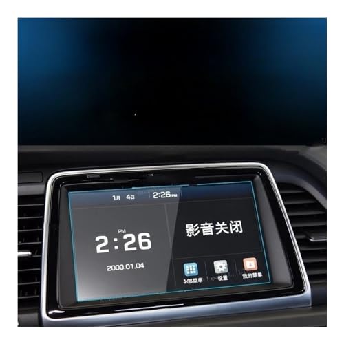 Verre trempé Hyundai Sonata 9 (2016-2018) protège-écran 8 pouces