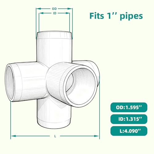 Cruz PVC 1 2 2 Imagen adicional