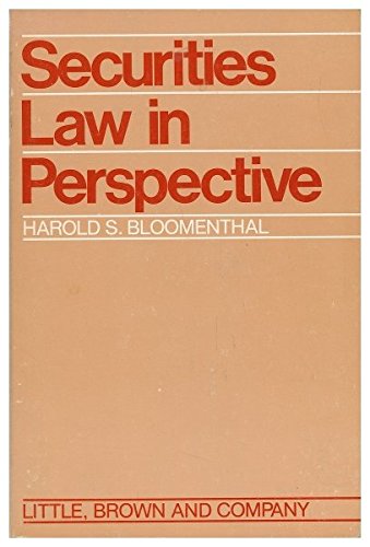 Securities law in perspective