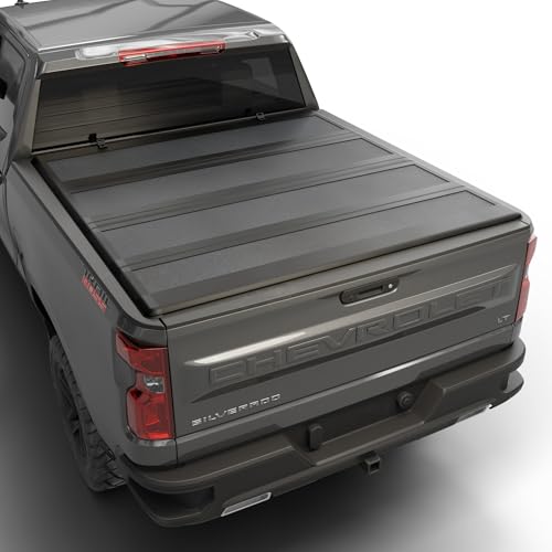 Tonotek EZ Fold Hard Tonneau Cover Fits 2019-2026 Chevy/GMC Silverado/Sierra 5'8" Bed (69.6")