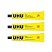 Produktbild 3 x UHU Der Alleskleber, 3 x 125g für Klebungen ohne Papierwellung