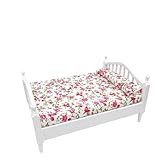 Mini décoration de lit : l'impression de fleurs est magnifique, mini lit de décoration de maison