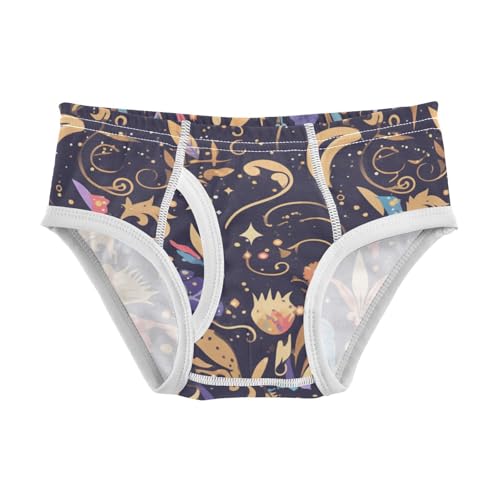 KLL Mardi Gra with French Lily Toddler Boy Pure Cotton Nighttime Underwear Cute Children Panties