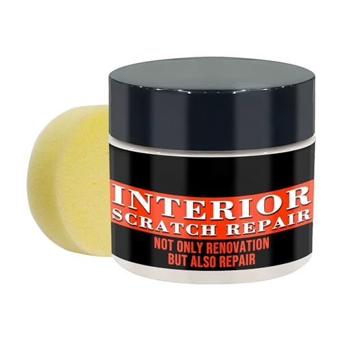 Nudorpn Polish Intérieur Voiture - Baume Restaurateur Tableau de Bord Habitacle,Pâte Rénovation Débutants 100g -