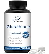 Fleamart Glutathione Supplement 98%+ Highly Purified and Bioavailable - Skin Care & Detoxificatio...