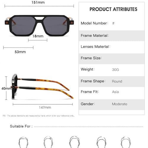 Lunettes de soleil punk grand format : protégez vos yeux avec un style rétro unique - 6