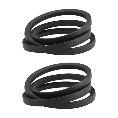 MechPort 2Pcs Industrial V-Belts 3L370 B13L370 Compatible with Olympyk Compatible with Stihl 940x9.5x5.5mm