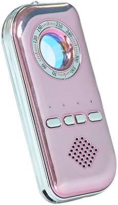 Anti-Spy Detector Multifunctional Portable Anti-Spy Hidden Camera Detector Hidden Camera Viewfinder with Eight Lights (Rose Gold) RF Signal Detector