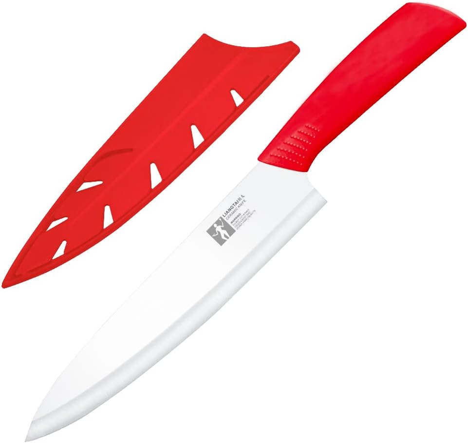 LIANGTAI Ceramic Knife 8 Inch Chef's Knife【Blade Thickness