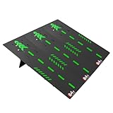 RC Car Jump Ramp Takeoff Board RC Ramp for Jumping Stunt Playset for 1/12 1/14 1/16 1/18 1/24 Remote Control Car (Black)
