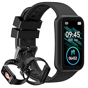 Smartwatch Slimme horloge Fitnes stracker Hartritme monitor Slaap SpO2-tracker, Stappenteller horloge waterdichte calorieteller, Stappentracker Sportwatch voor dames, heren en cadeau