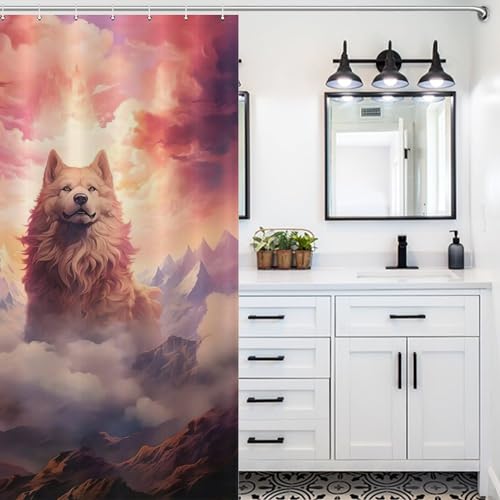 Rideau de douche en polyester de qualité supérieure 122x183 cm