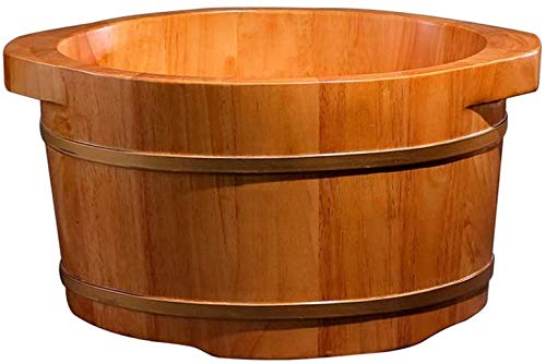 Balde de Madera para Baño de Pies Natural y Resistente