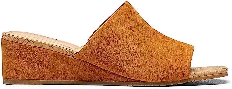 NYDJ Women's Mule, Cognac, 9 | Image 5