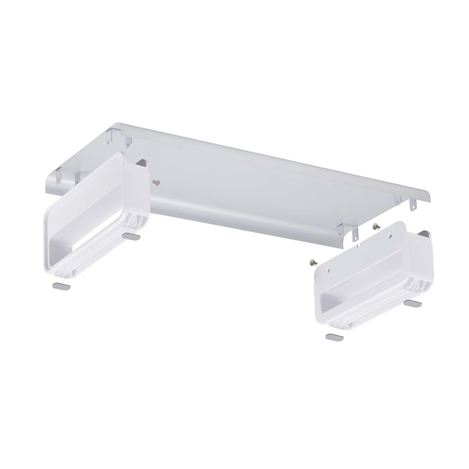 StarTech Soporte Elevador Ergonómico para Monitor (1MFSW-Monitor-Riser) | Altura fija de 9cm, Área de plataforma 186x534mm, Construcción de acero robusta