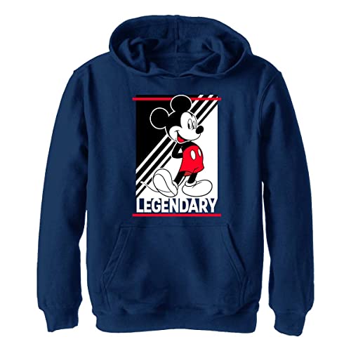 Pull à capuche Mickey Disney bleu marine idéal pour les journées d'école de votre garçon