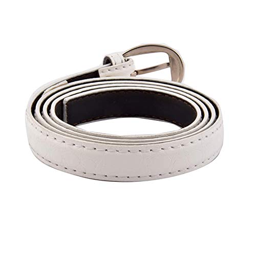 Veteran Women's,Ladies's,Girl's Belt For Jeans, Women's Belt for Dresses Casual/Formal Belt Free Size (26-36)(White) 1